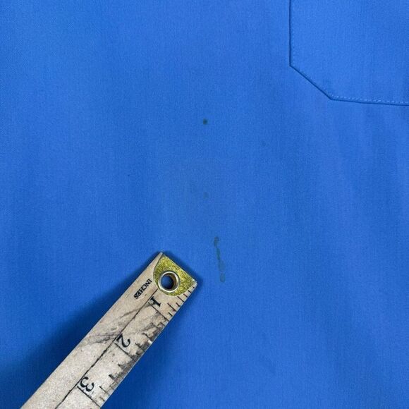 Figs technical collection scrub top v neck womens small blue healthcare nursing - Picture 4 of 9